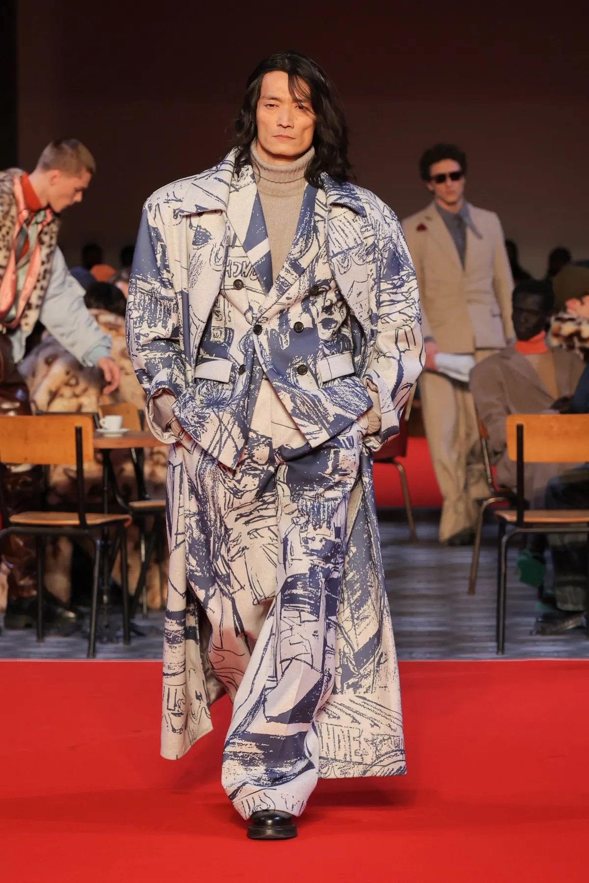 Vincent Cassel héros dystopique du défilé KidSuper automne 2026