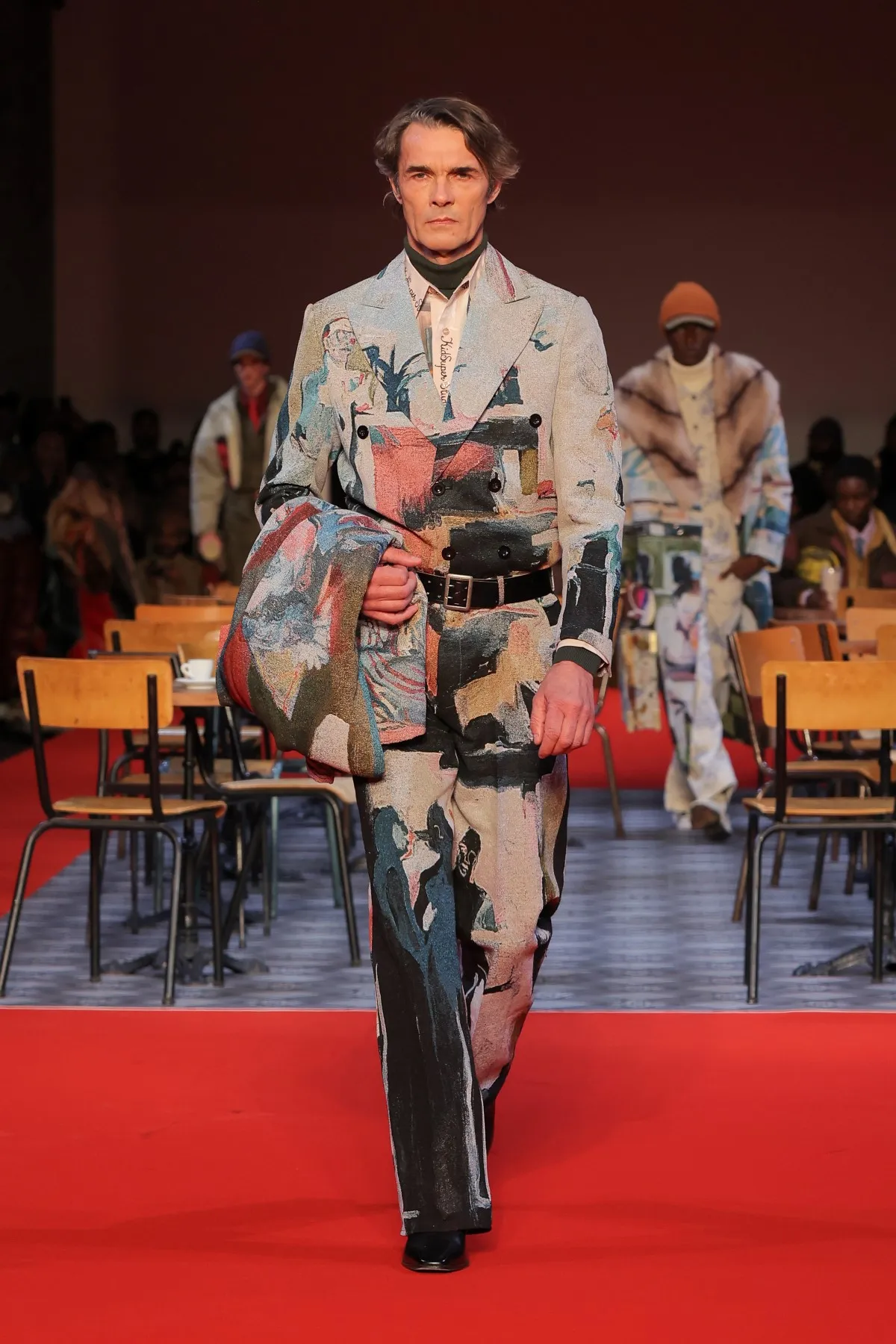 Vincent Cassel héros dystopique du défilé KidSuper automne 2026