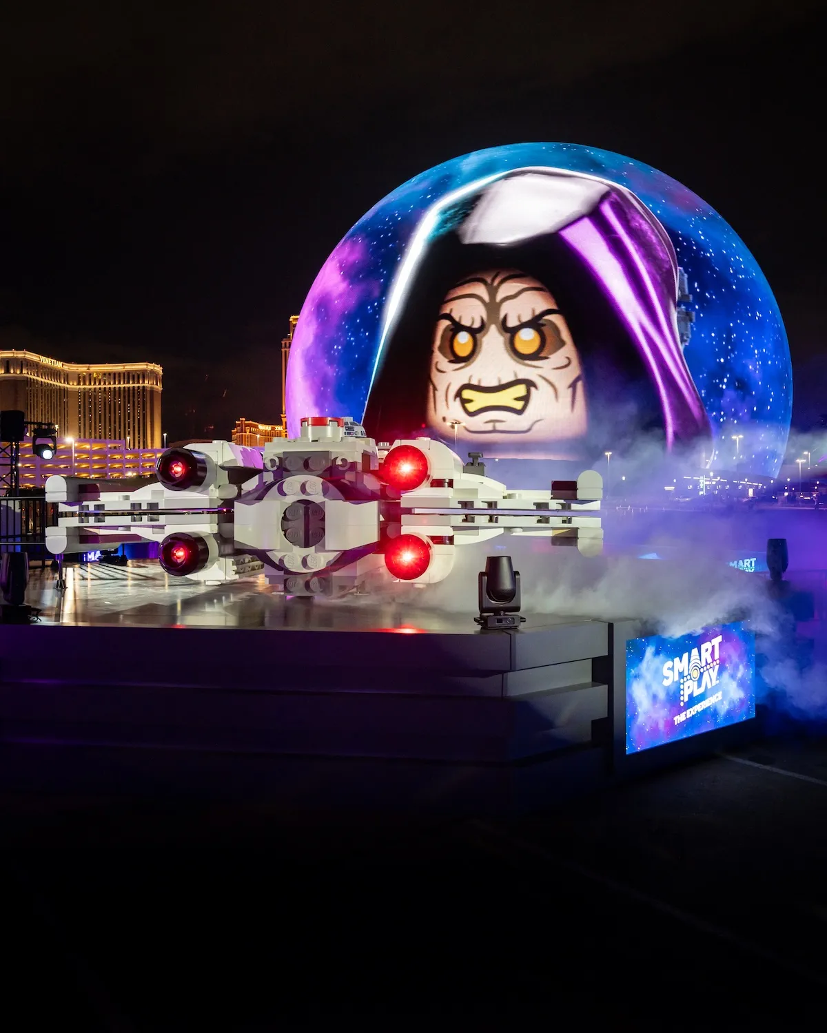 LEGO SMART Play transforme la Sphère de Las Vegas en Étoile de la Mort géante