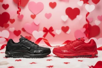 Saint-Valentin 2026 : Nike recouvre la Air Max TL 2.5 de cœurs