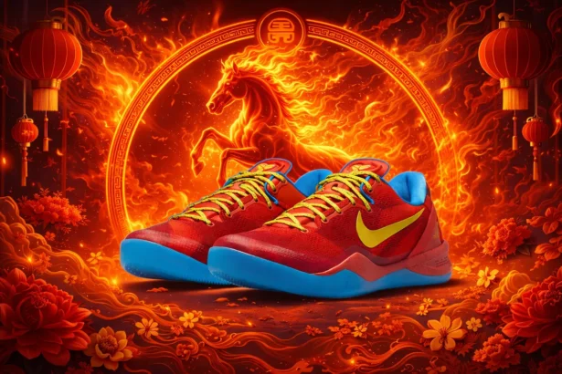 Douze ans plus tard, la Nike Kobe 8 Protro « Year of the Horse » galope à nouveau