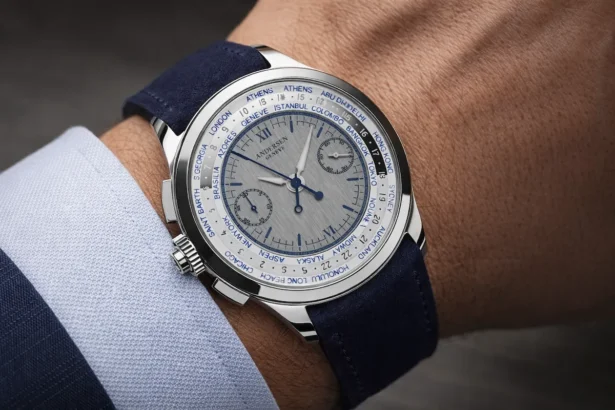 Andersen Genève Chronographe Rattrapante Worldtimer : première mondiale en platine limitée à 8 pièces