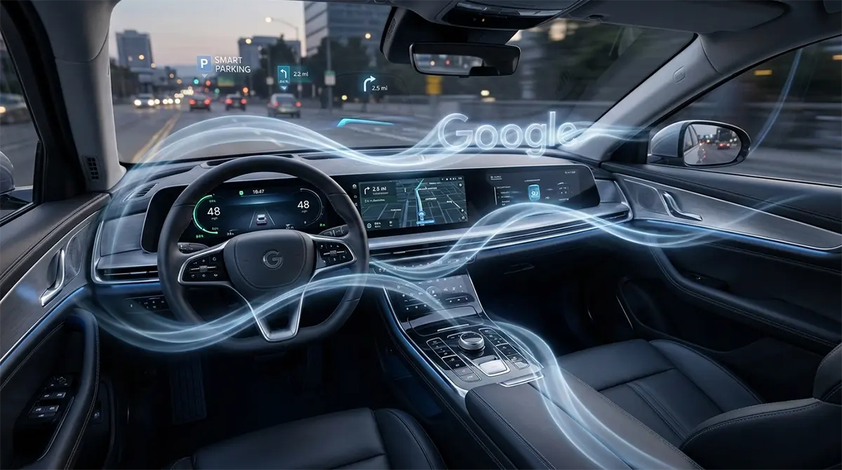 Comment Google redessine notre facon de conduire De Maps à Gemini : comment l'écosystème Google a pris place dans l’habitacle de votre voiture