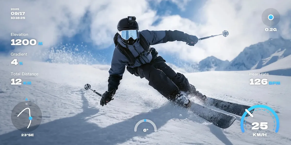 DJI Osmo Action 6 4 DJI Osmo Action 6 : capteur 1/1,1 pouce, ouverture variable f/2-4 et vidéo 8K