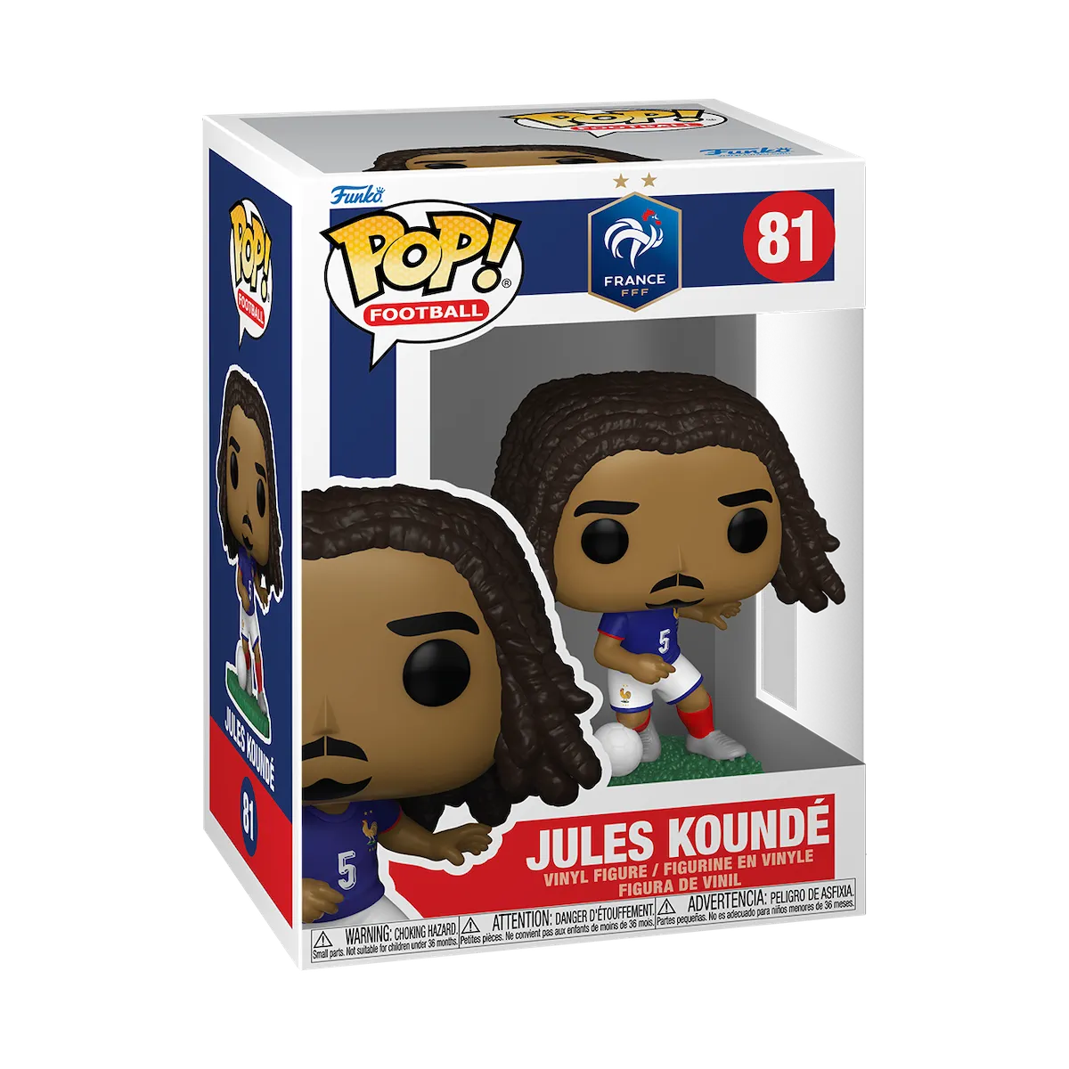 FUNKO x Federation Francaise de Football Jules Kounde 01 Mbappé et les Bleus en figurines Pop! Vinyl : FUNKO frappe fort avant le Mondial 2026