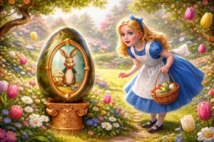 LOeuf de Paques du Cafe de la Paix 0 L’Œuf de Pâques 2026 du Café de la Paix met Pierre Lapin sous cloche