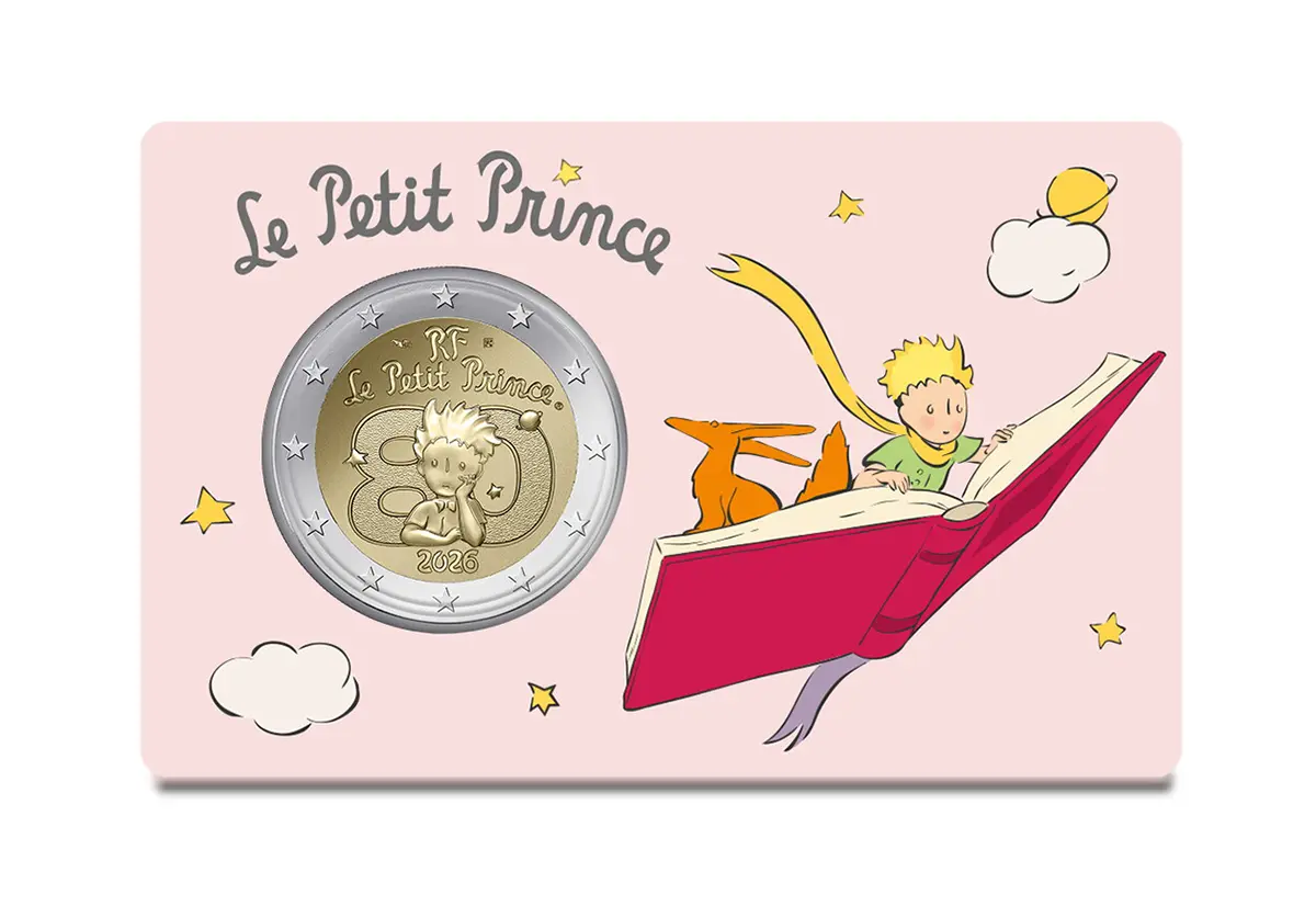 La Monnaie de Paris célèbre les 80 ans du Petit Prince avec une pièce de 2 euros