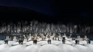 Moncler Grenoble automne 2026 : un défilé spectaculaire sous les étoiles d’Aspen