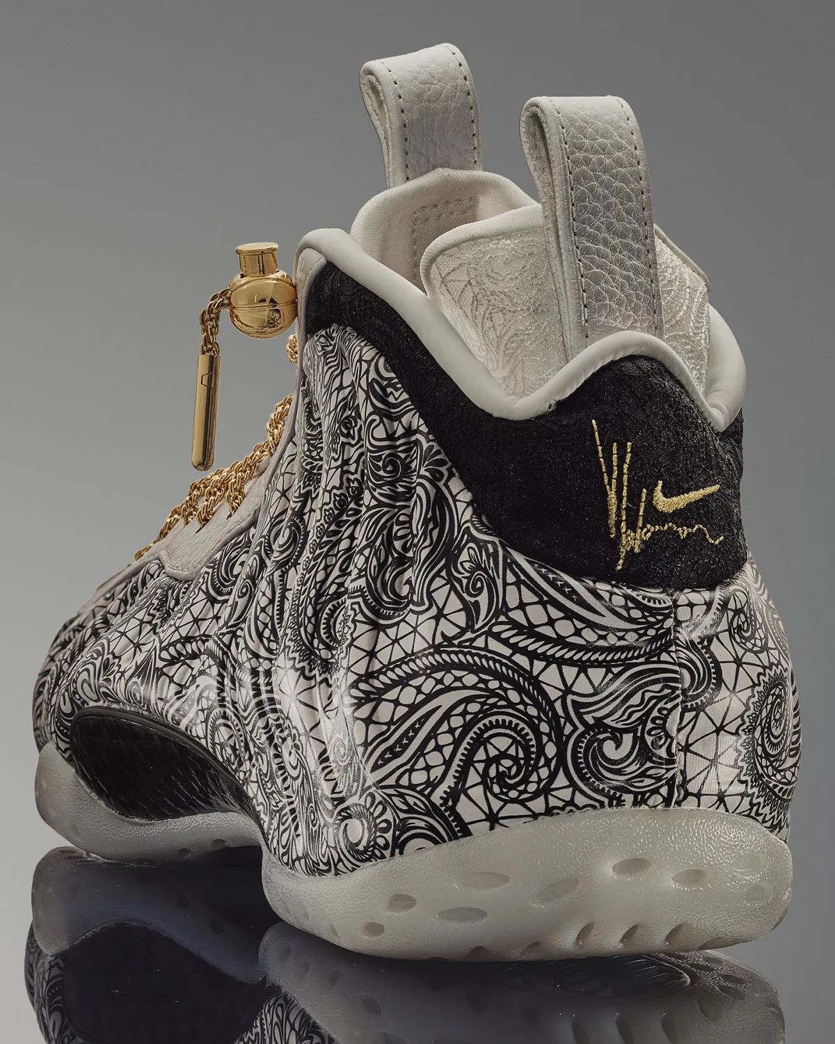 Nike Air Foamposite One Trophies 2 Nike Air Foamposite One « Trophies » : l’hommage doré à Los Angeles et seulement 1 000 paires