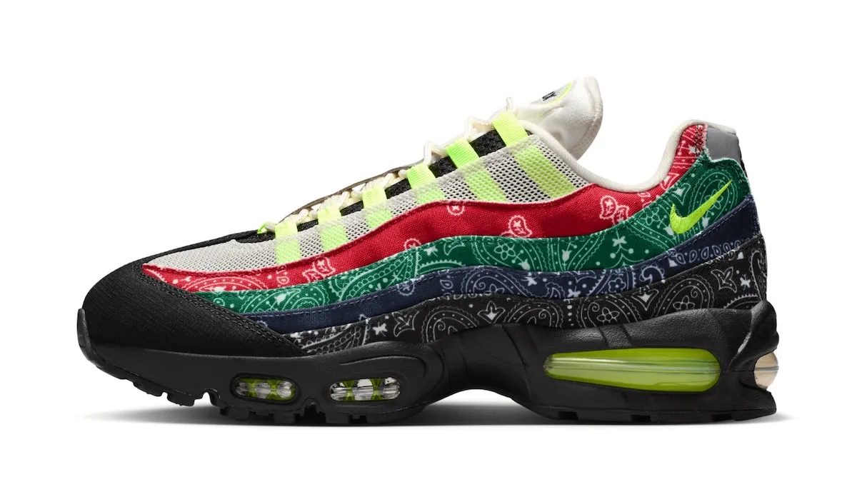 Nike ose le paisley sur la Air Max 95 OG Big Bubble « Neon »