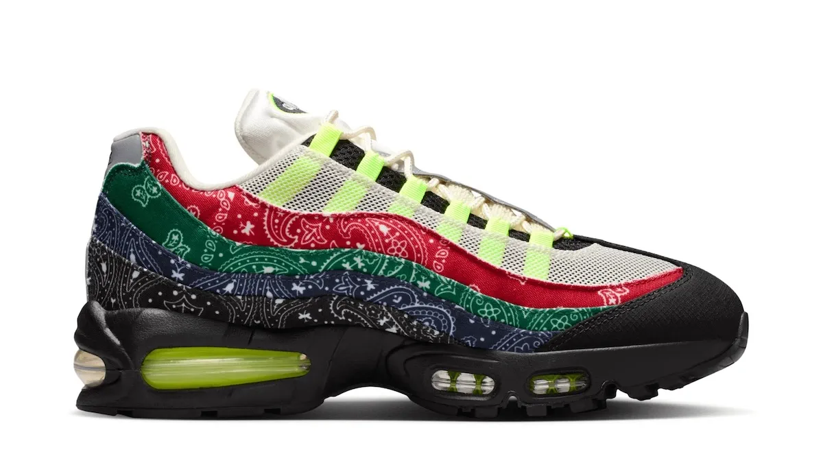 Nike ose le paisley sur la Air Max 95 OG Big Bubble « Neon »