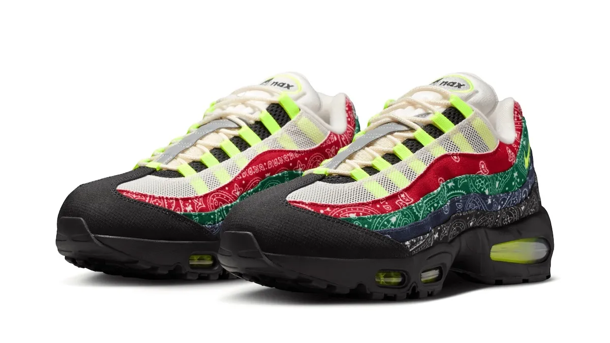 Nike ose le paisley sur la Air Max 95 OG Big Bubble « Neon »