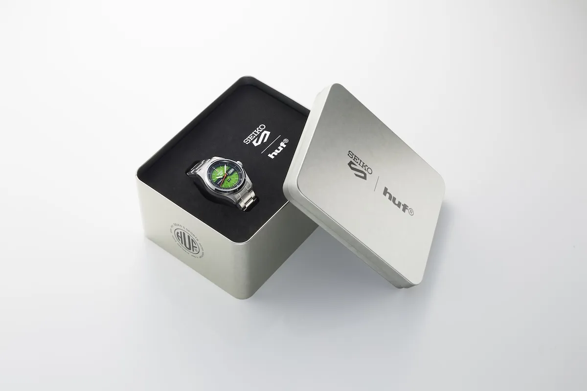 Seiko 5 Sports x HUF édition limitée 2026 : héritage Time Sonar et légitimité skate