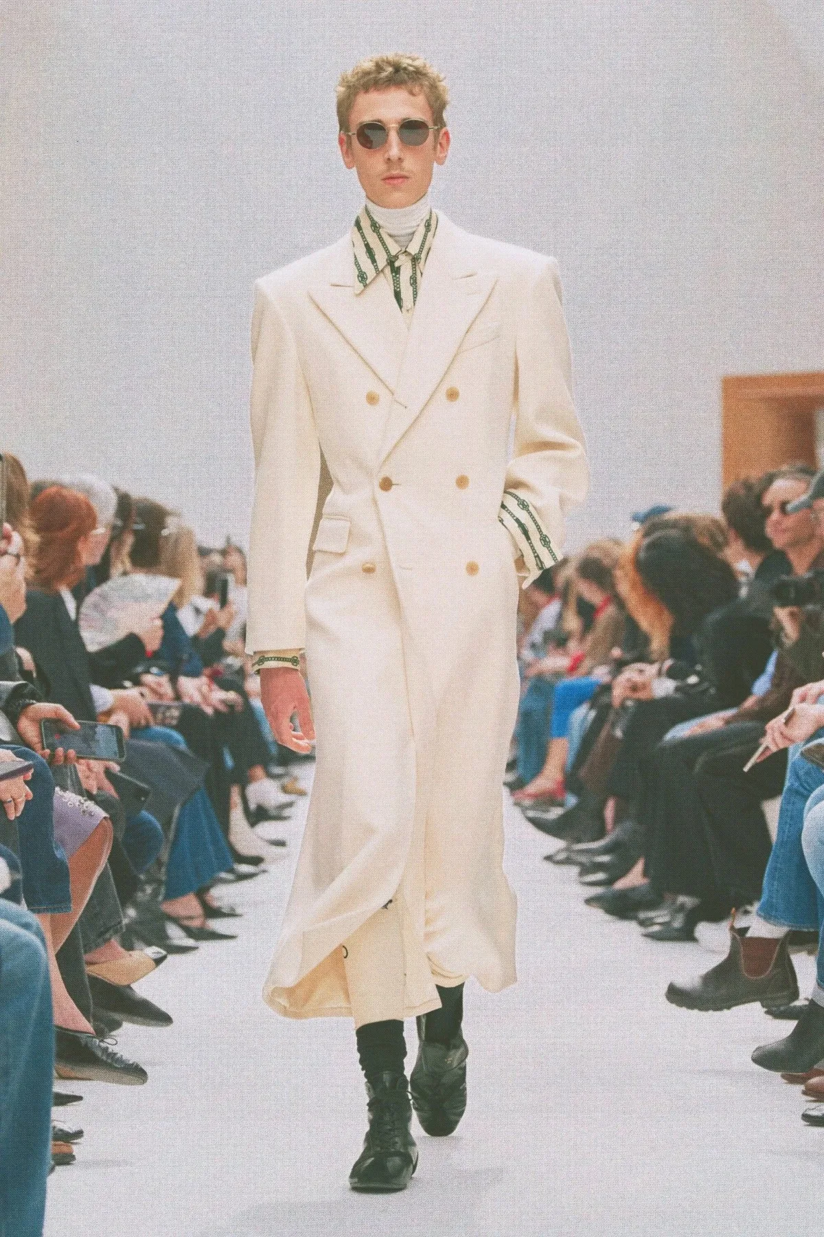 CELINE automne 2026 : Michael Rider relance la silhouette masculine ajustée