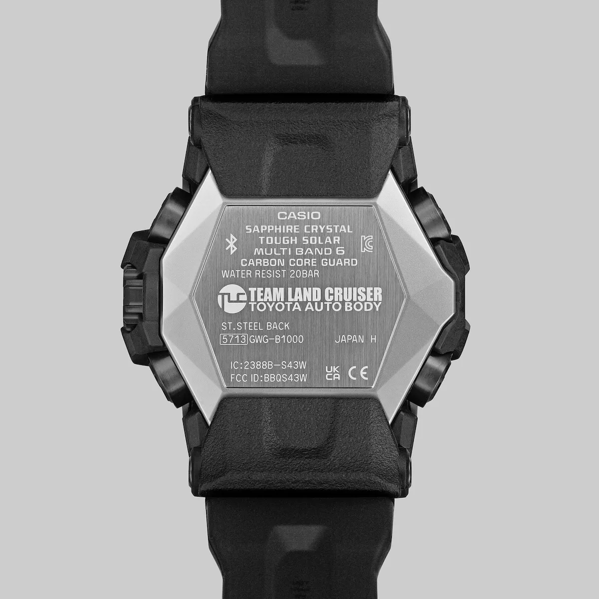G-SHOCK MUDMASTER GWG-B1000TLC x Team Land Cruiser, façonnée par le sable et la nuit