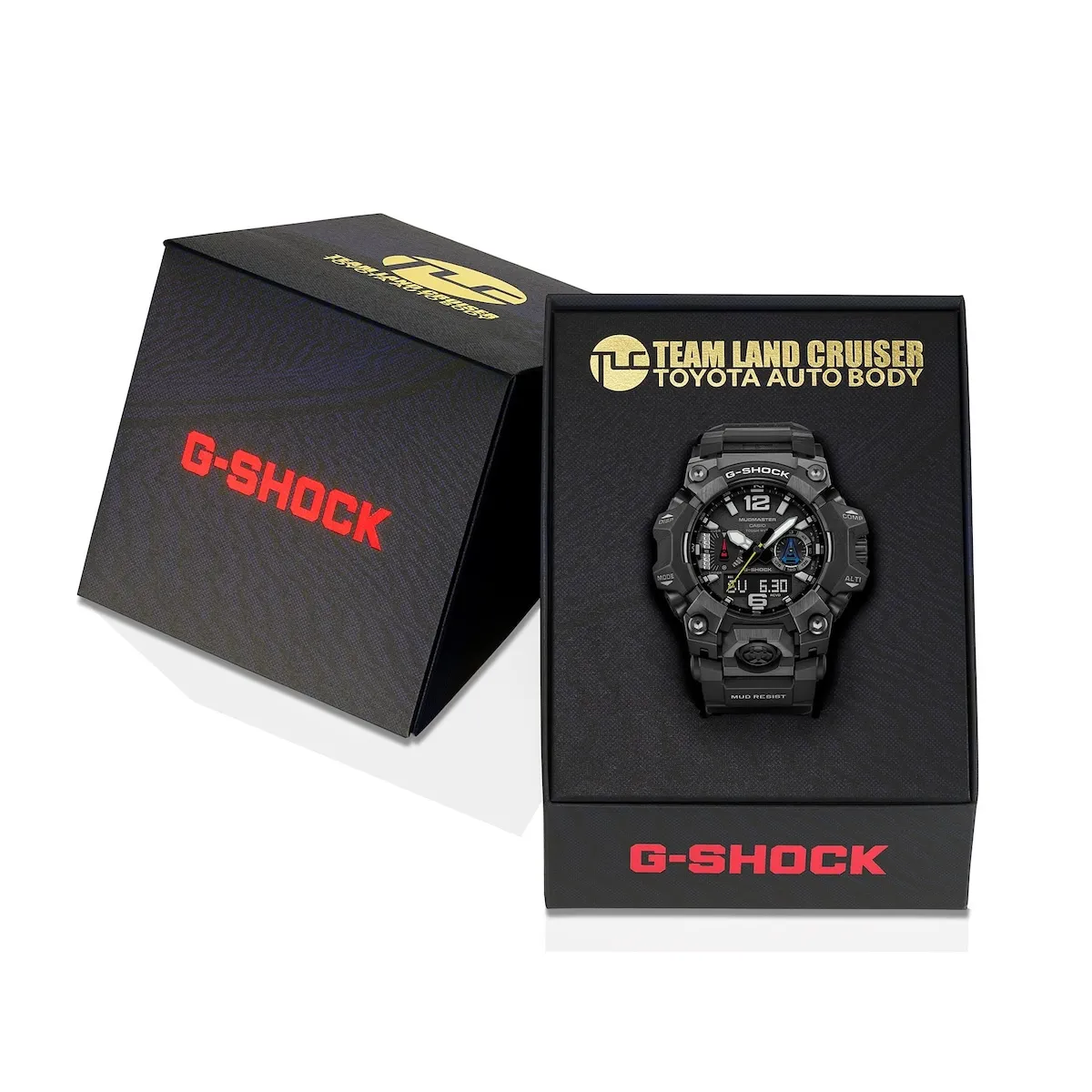 G-SHOCK MUDMASTER GWG-B1000TLC x Team Land Cruiser, façonnée par le sable et la nuit