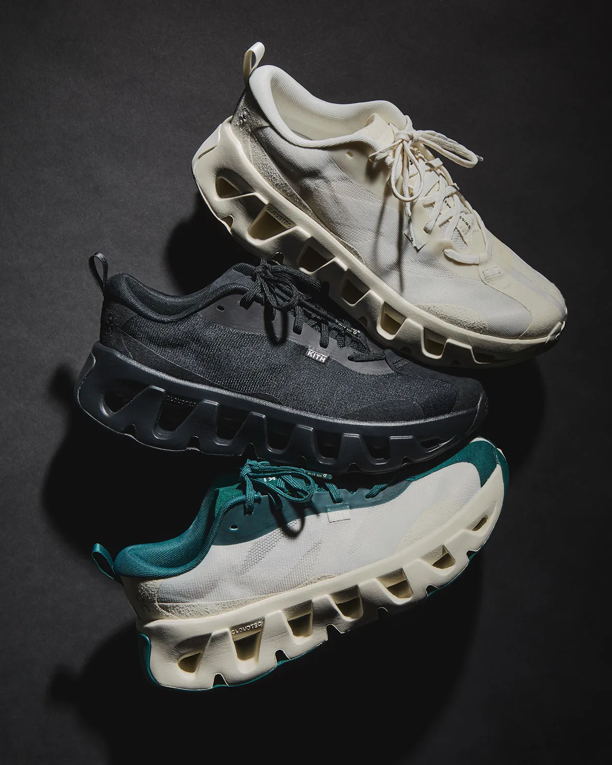 Kith x On Running lancent les K-Tech 1 et K-Tech 2 inspirées de la Cloudswift