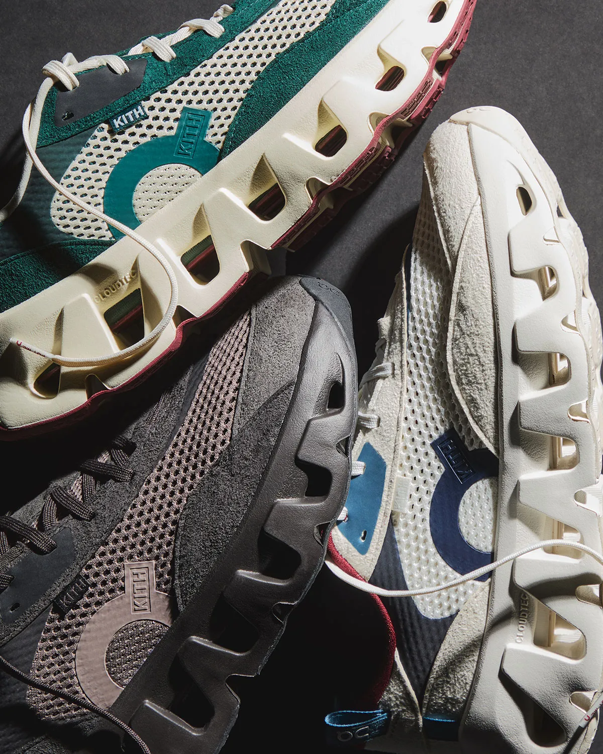 Kith x On Running lancent les K-Tech 1 et K-Tech 2 inspirées de la Cloudswift