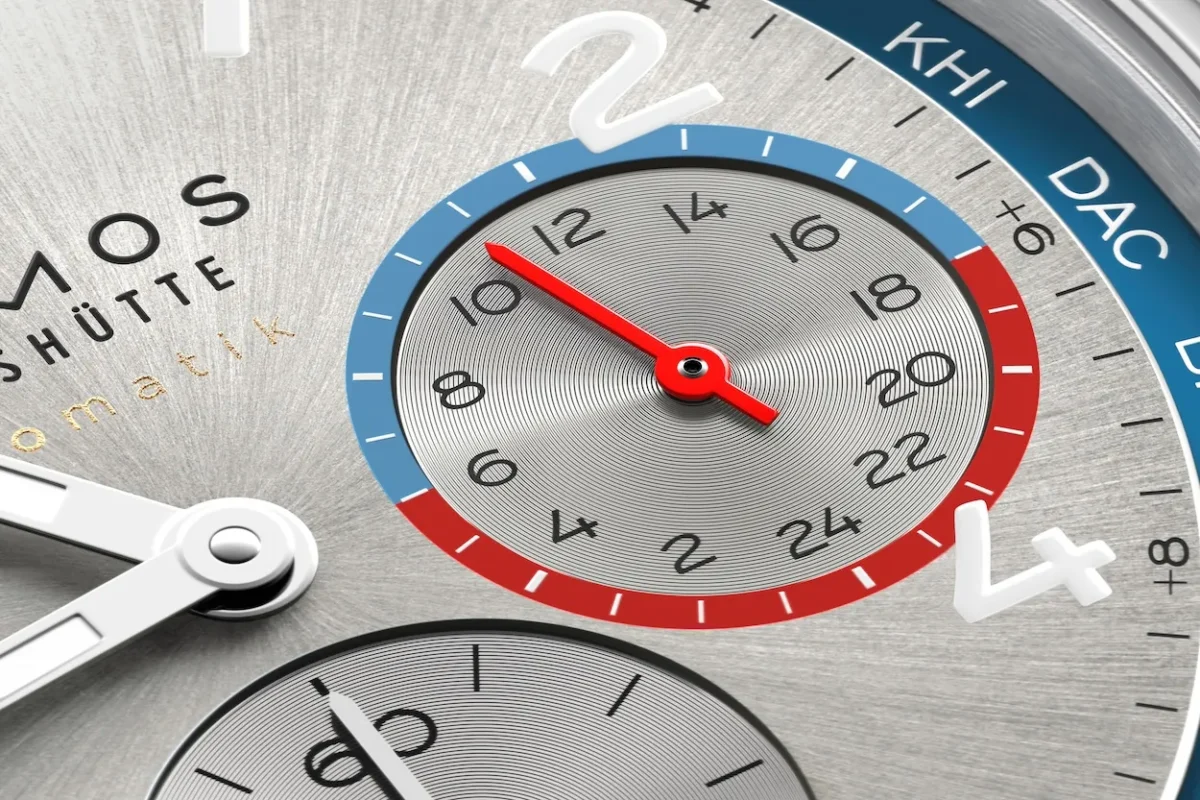 NOMOS Club Sport neomatik Worldtimer silver récompensée par le iF Design Award 2026