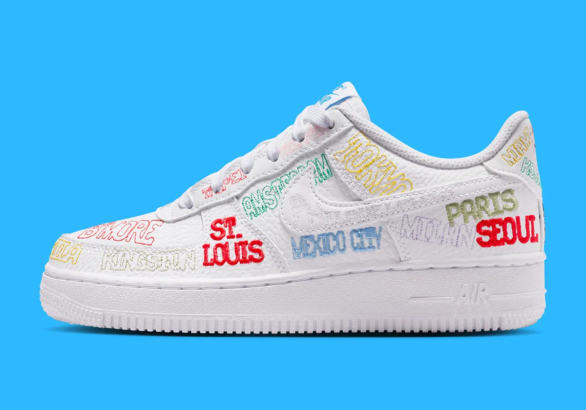 Nike Air Force 1 Low On Tour 1 Depuis 1982, la Nike Air Force 1 Low « On Tour » part à la conquête du monde