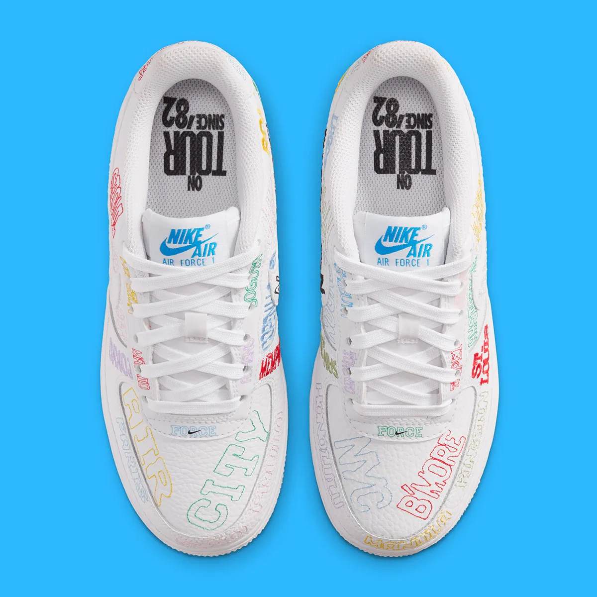 Nike Air Force 1 Low On Tour 3 Depuis 1982, la Nike Air Force 1 Low « On Tour » part à la conquête du monde