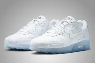 La Nike Air Max 90 « White Croc », l'insolence du chrome au service d'une icône de 1990