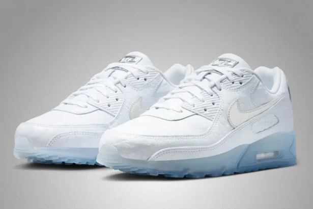 La Nike Air Max 90 « White Croc », l'insolence du chrome au service d'une icône de 1990