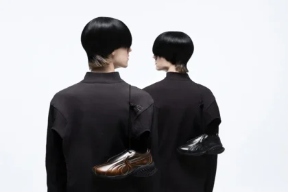 PUMA x J.L-A.L CELL Geo : la sneaker en cuir qui se patine avec le temps