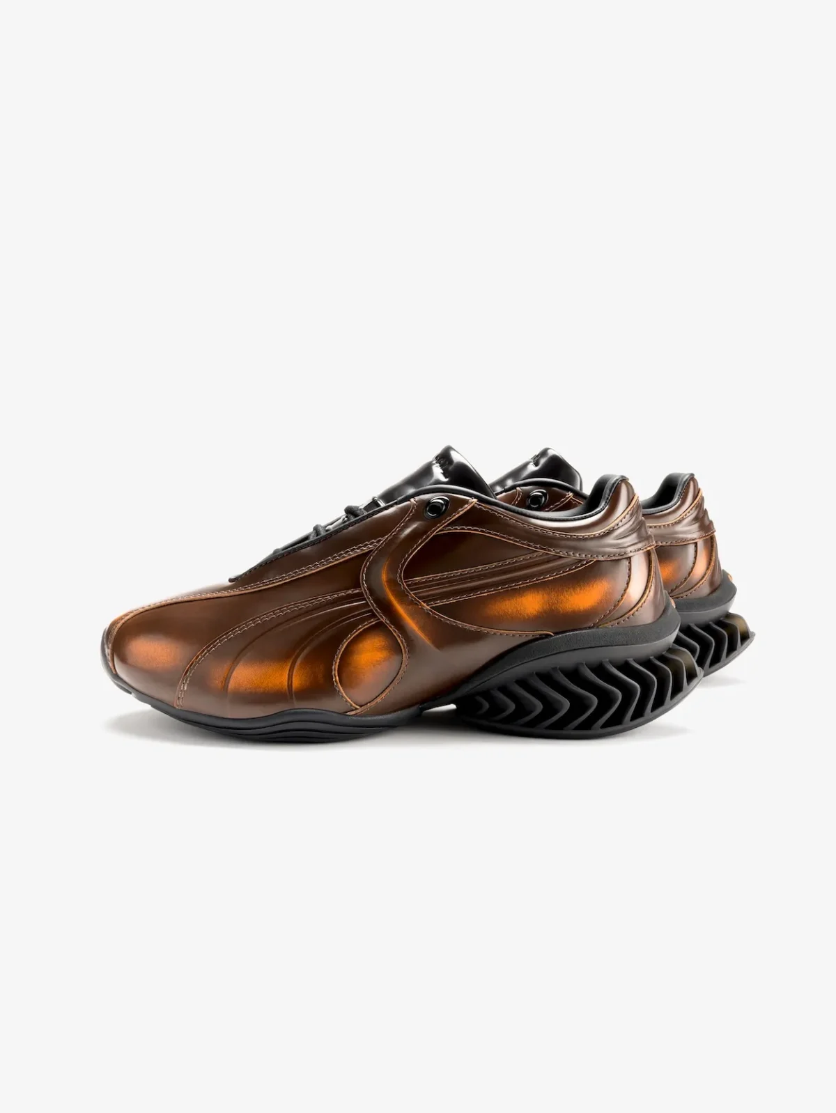 PUMA x J.L-A.L CELL Geo : la sneaker en cuir qui se patine avec le temps