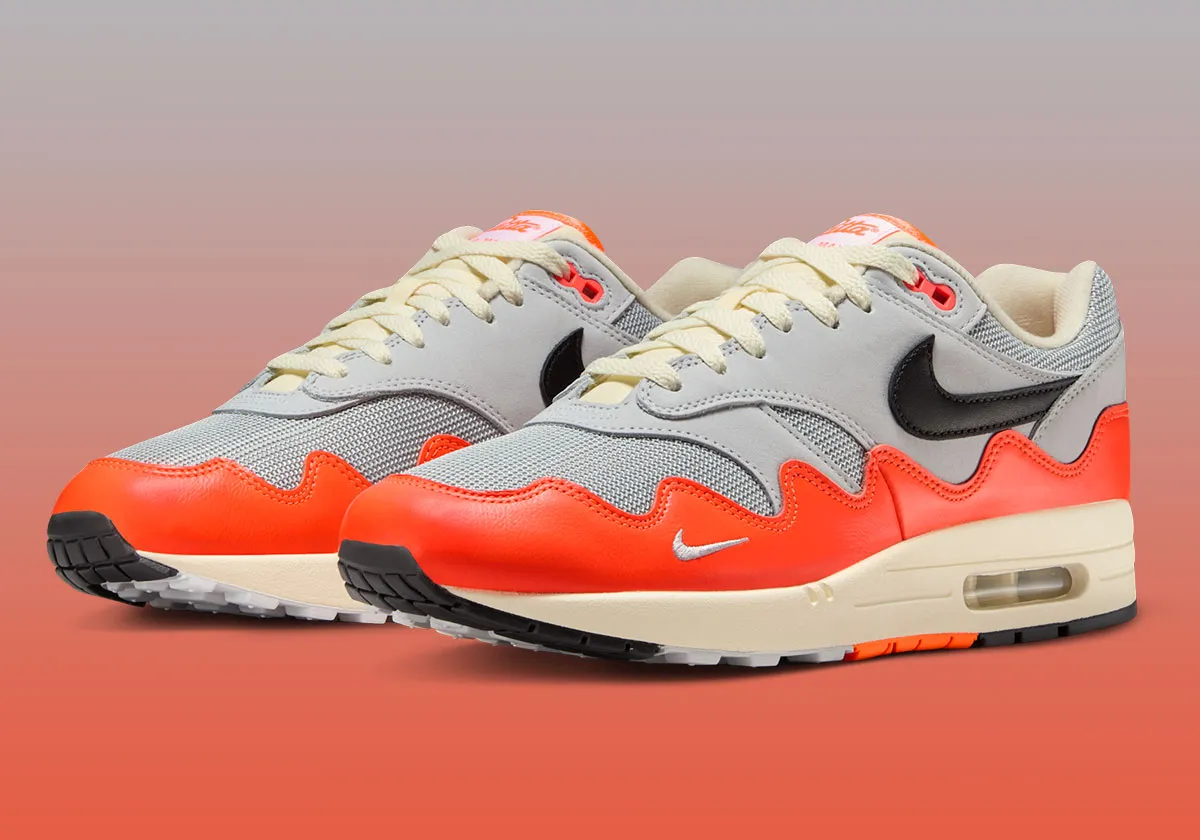 Patta x Nike Air Max 1 Hyper Crimson 0 Patta x Nike Air Max 1 Waves « Hyper Crimson » : date de sortie et détails