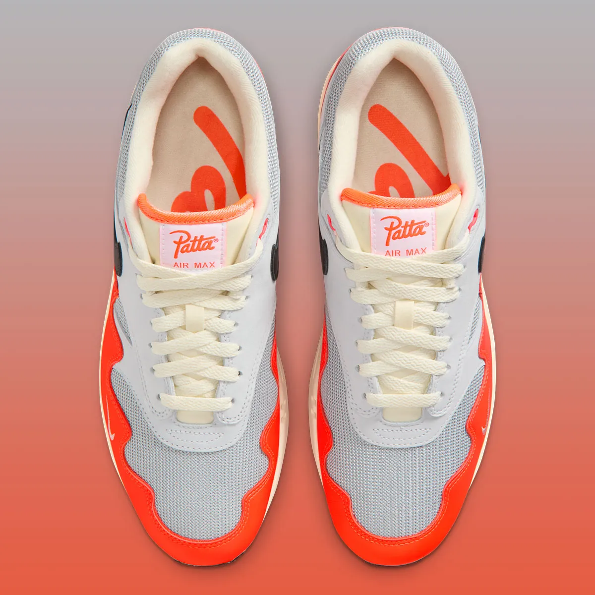 Patta x Nike Air Max 1 Hyper Crimson 3 Patta x Nike Air Max 1 Waves « Hyper Crimson » : date de sortie et détails