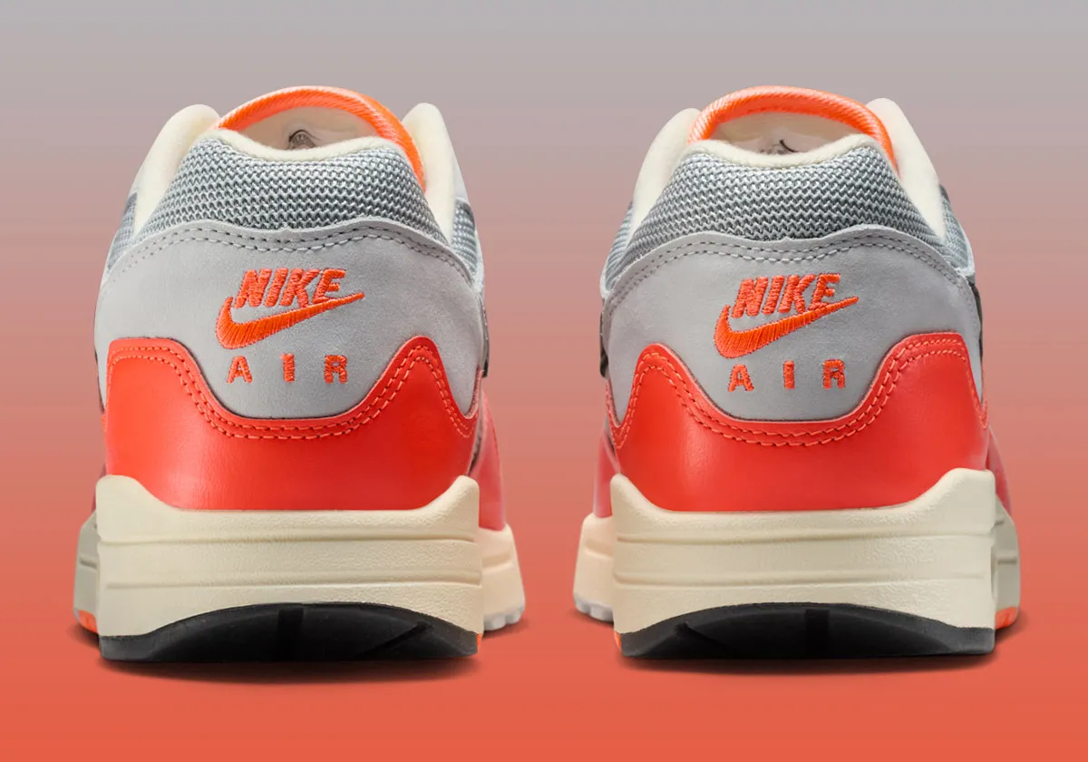 Patta x Nike Air Max 1 Hyper Crimson 4 Patta x Nike Air Max 1 Waves « Hyper Crimson » : date de sortie et détails
