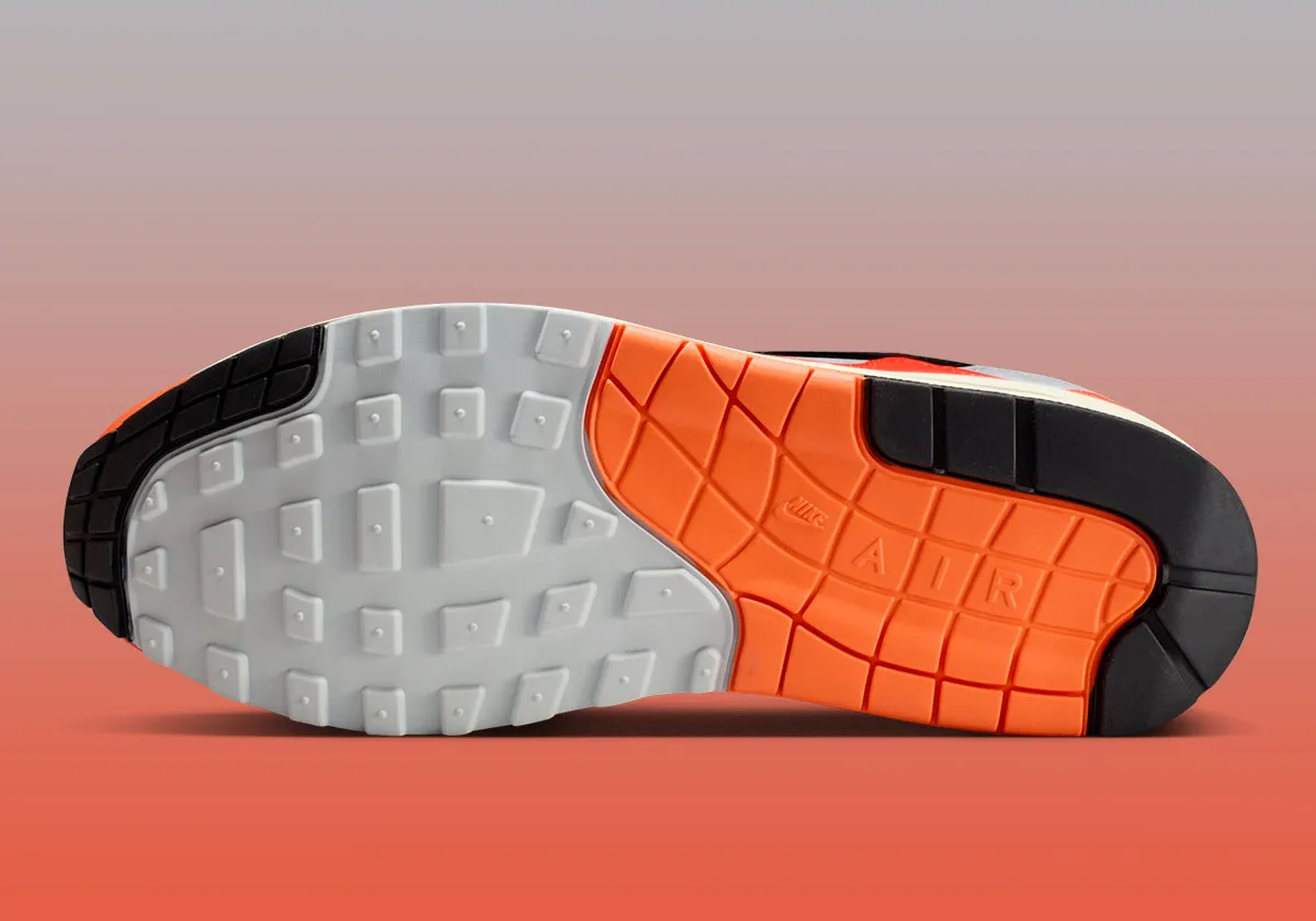 Patta x Nike Air Max 1 Hyper Crimson 5 Patta x Nike Air Max 1 Waves « Hyper Crimson » : date de sortie et détails