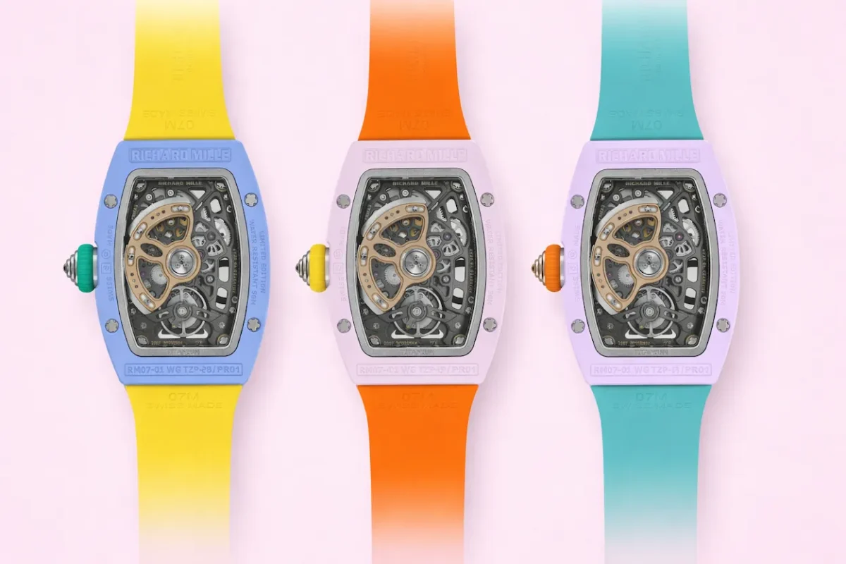 Richard Mille RM 07-01 Céramiques de couleurs : le triptyque final dévoilé à Venise