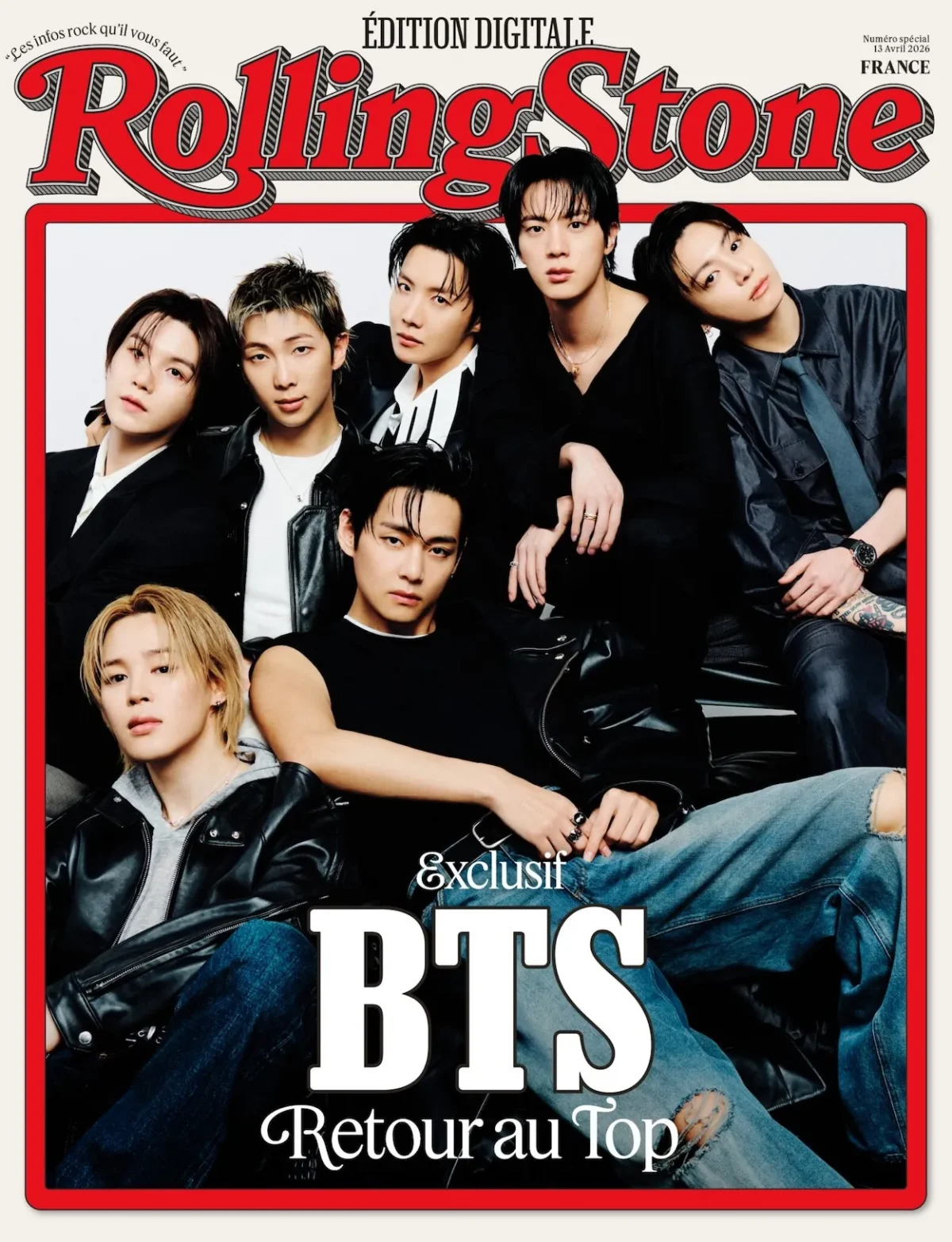 BTS fait la une d’un numéro d’exception de Rolling Stone en mai 2026