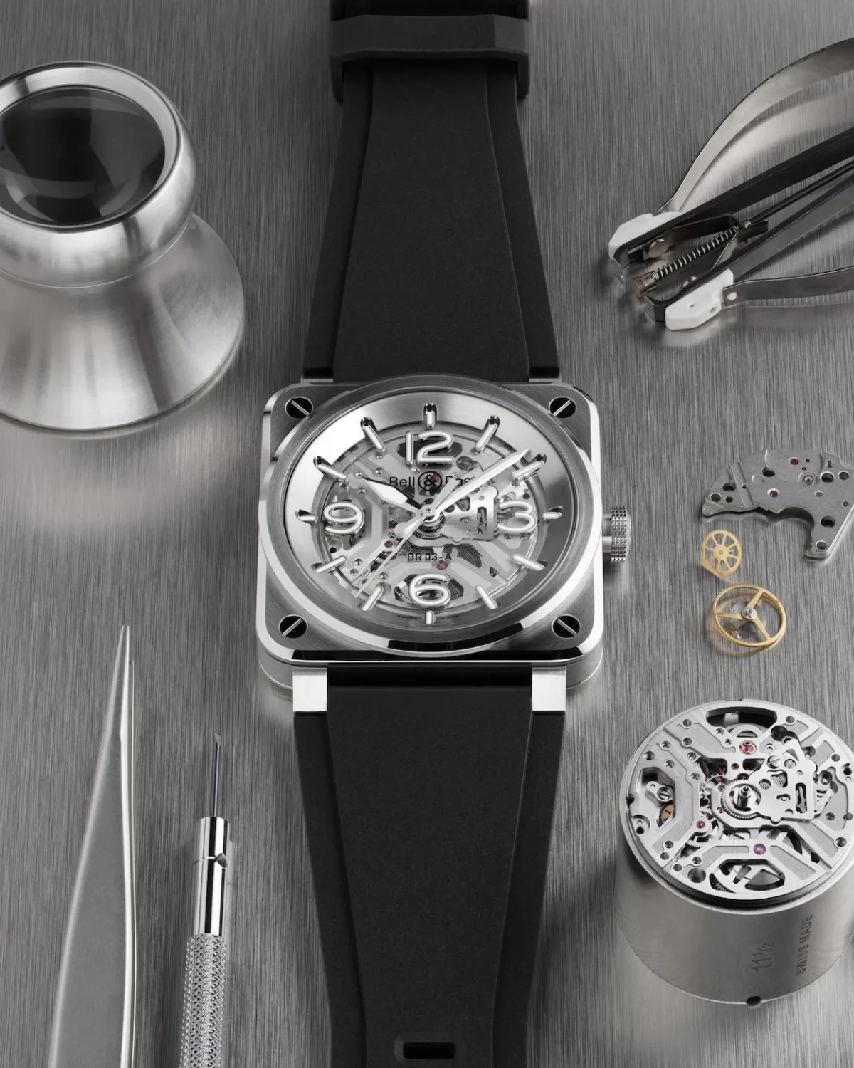 Bell Ross BR 03 Skeleton Steel 2 Bell & Ross réinvente son icône avec la nouvelle BR-03 Skeleton Steel en édition limitée