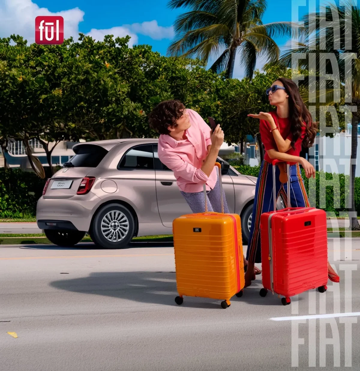 Fiat et FUL lancent une ligne de bagages inspirée de la Fiat 500