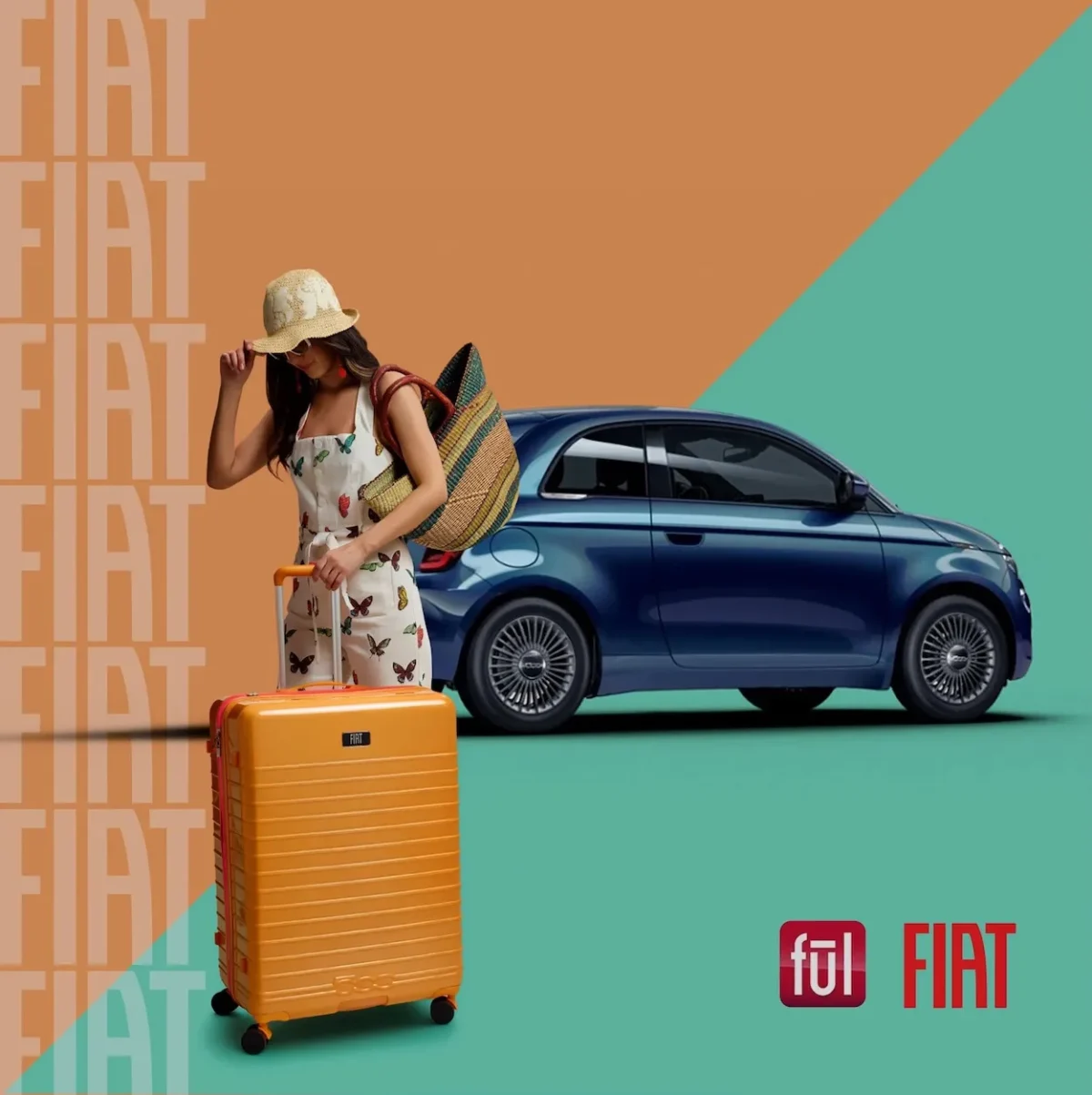 Fiat et FUL lancent une ligne de bagages inspirée de la Fiat 500