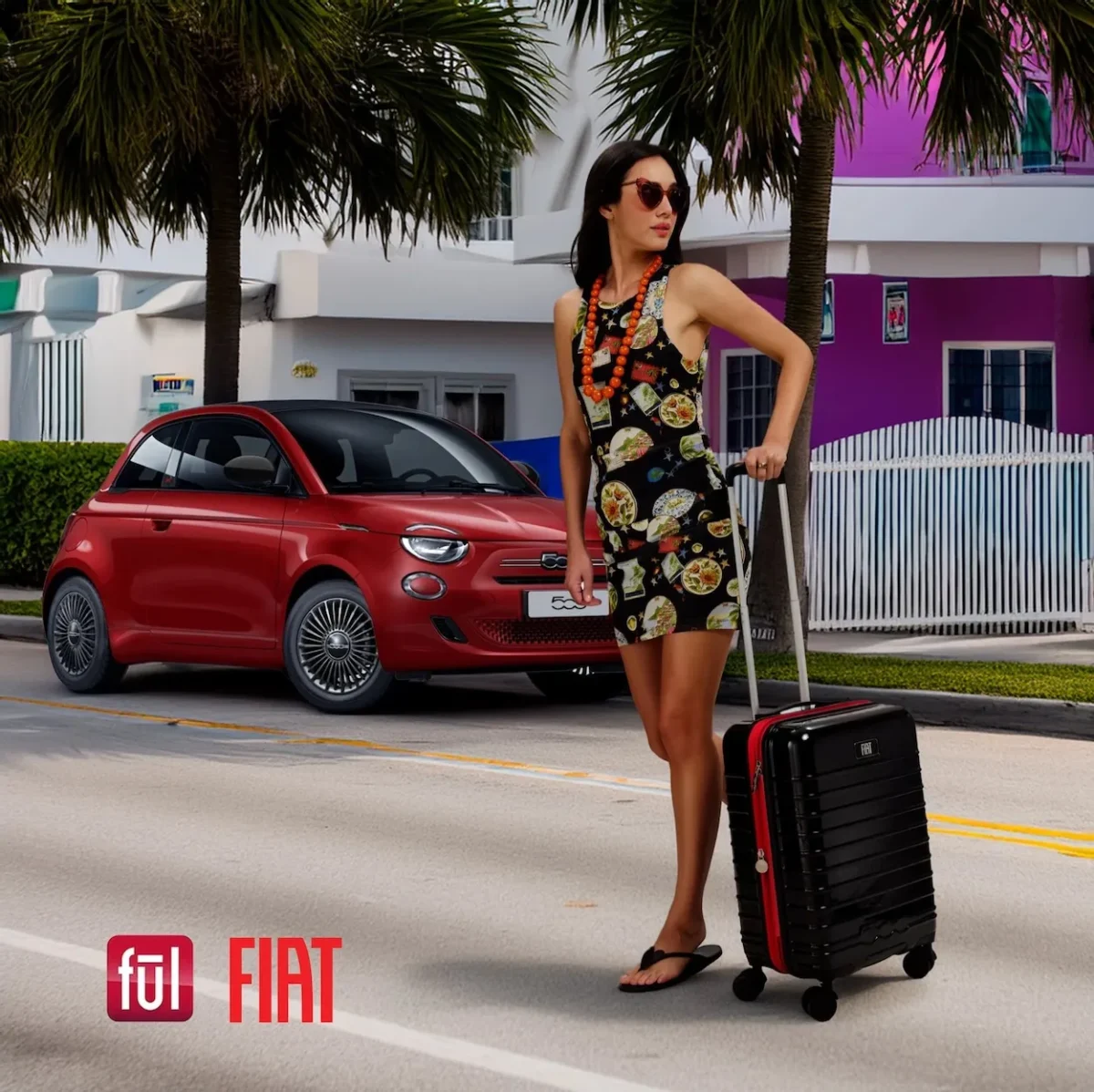 Fiat et FUL lancent une ligne de bagages inspirée de la Fiat 500