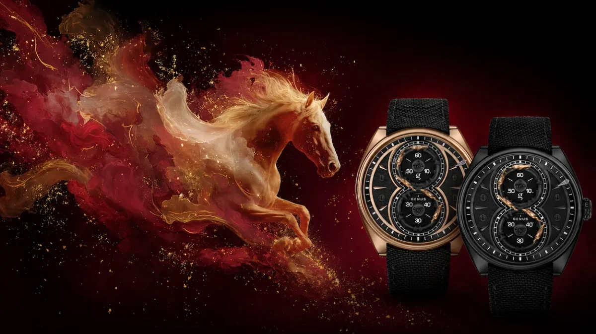 La GENUS GNS2 Eternal Gallop Masterpiece réinvente le mouvement orbital avec cinq chevaux en or