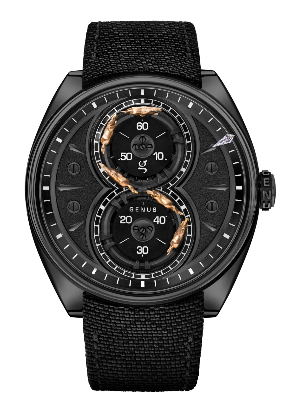 La GENUS GNS2 Eternal Gallop Masterpiece réinvente le mouvement orbital avec cinq chevaux en or