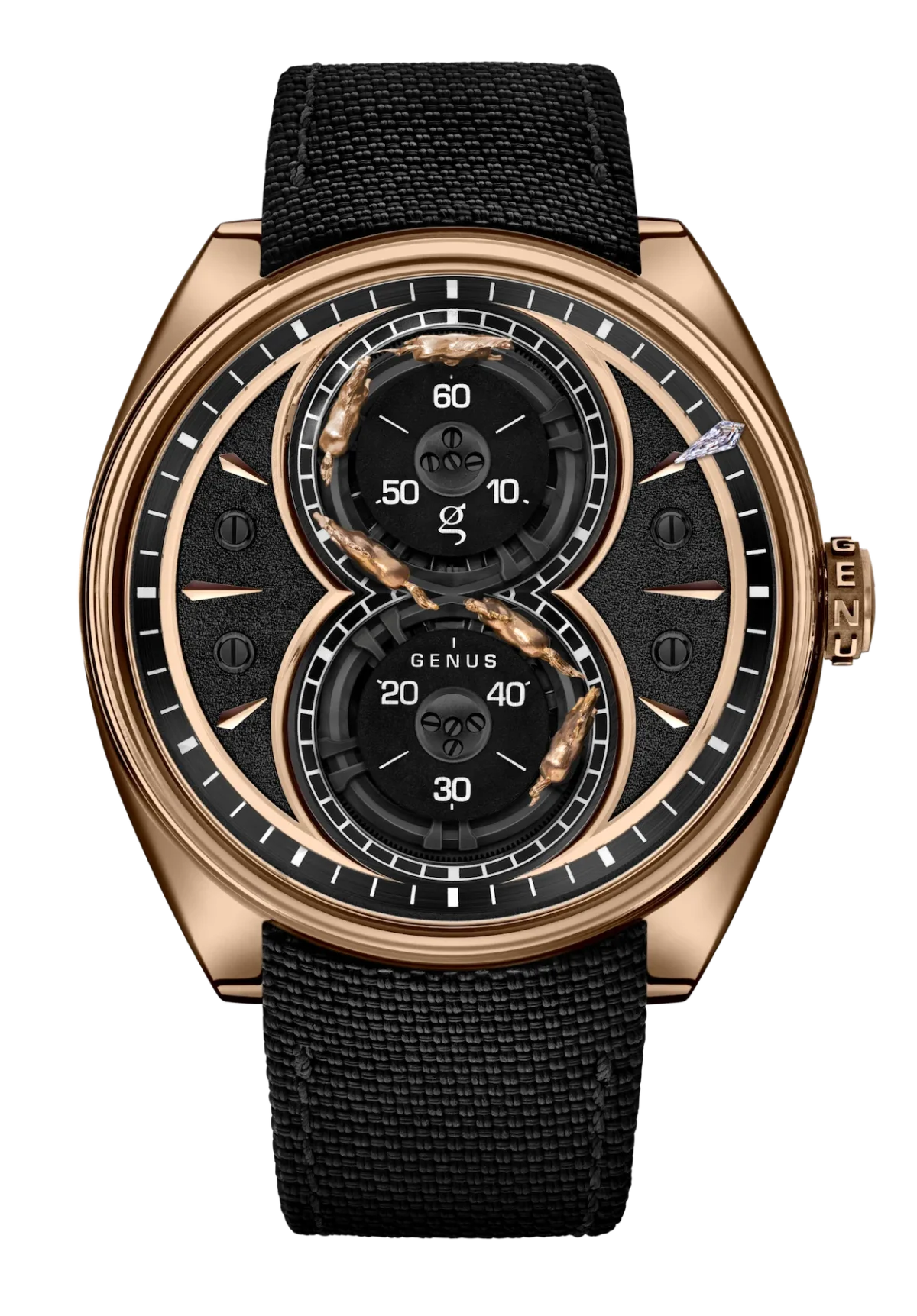 La GENUS GNS2 Eternal Gallop Masterpiece réinvente le mouvement orbital avec cinq chevaux en or