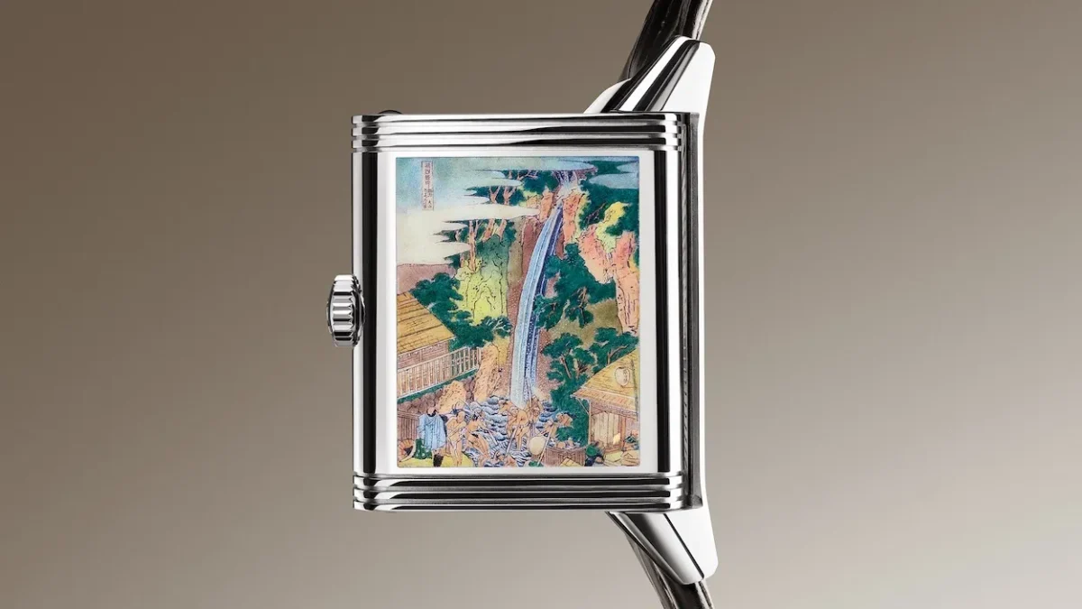 Jaeger LeCoultre Reverso Tribute Enamel Hokusai Waterfalls 3 Les Jaeger-LeCoultre Reverso Tribute Enamel Hokusai Waterfalls achèvent un hommage unique à l’art japonais