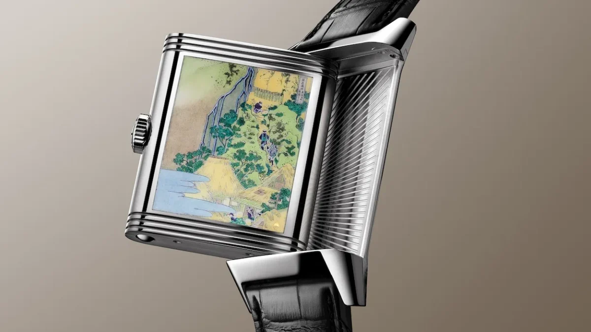 Jaeger LeCoultre Reverso Tribute Enamel Hokusai Waterfalls 5 Les Jaeger-LeCoultre Reverso Tribute Enamel Hokusai Waterfalls achèvent un hommage unique à l’art japonais