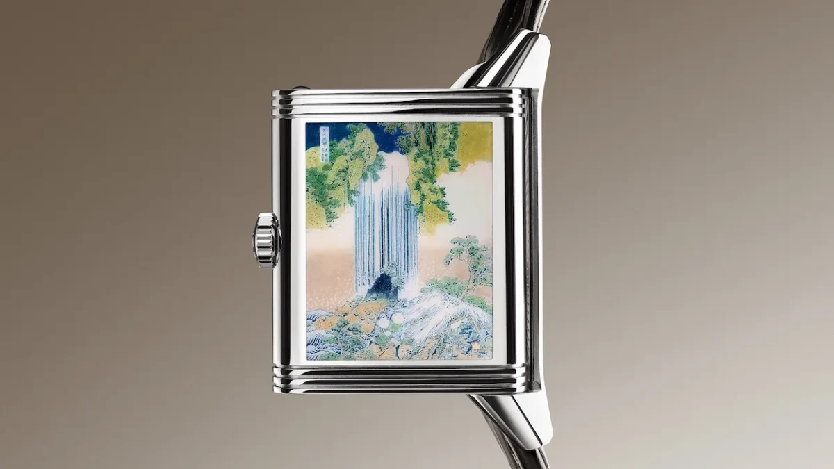 Jaeger LeCoultre Reverso Tribute Enamel Hokusai Waterfalls 7 Les Jaeger-LeCoultre Reverso Tribute Enamel Hokusai Waterfalls achèvent un hommage unique à l’art japonais