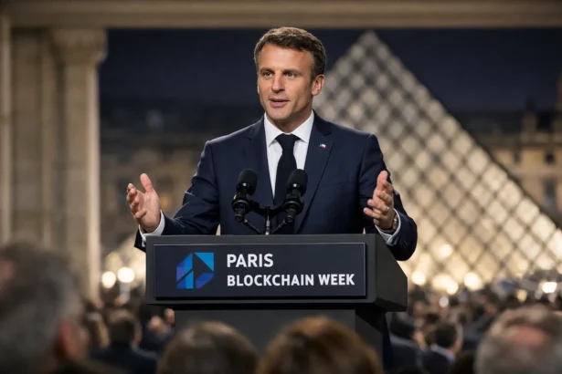 Emmanuel Macron à la Paris Blockchain Week 2026 au Carrousel du Louvre : la France envoie un signal historique à l'industrie crypto mondiale