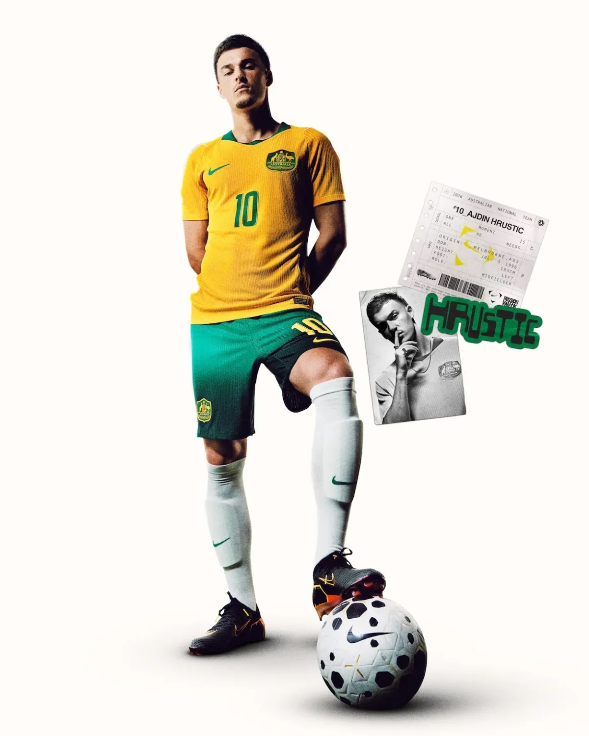 Nike Football Tenues de lequipe dAustralie Mondial 2026 2 Pour la Coupe du monde 2026, Nike habille l'équipe d'Australie avec des maillots qui mêlent nostalgie et provocation