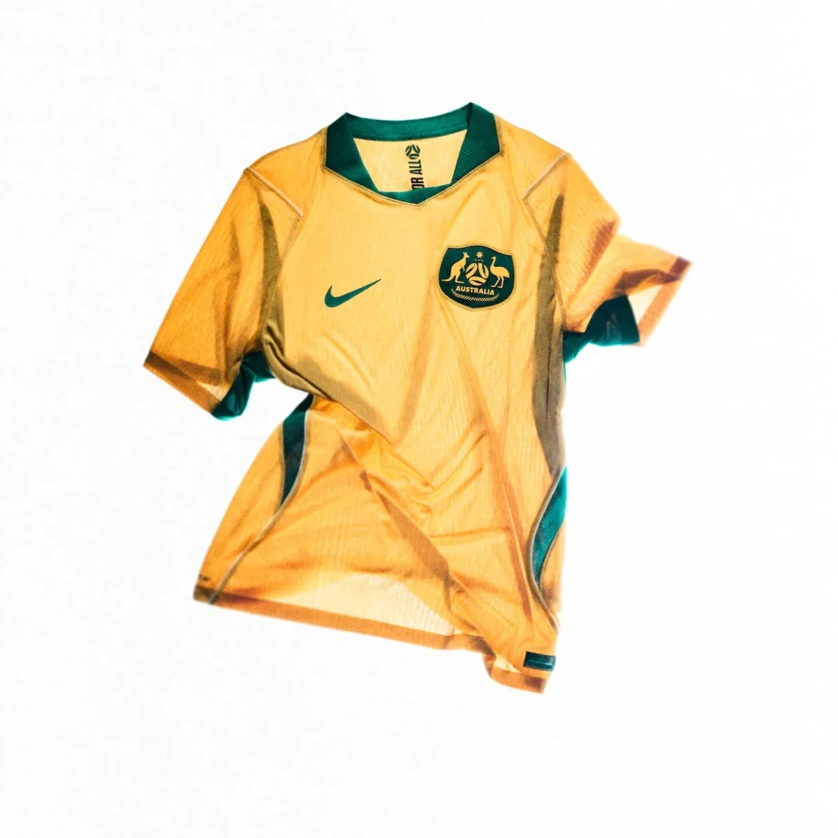 Nike Football Tenues de lequipe dAustralie Mondial 2026 3 Pour la Coupe du monde 2026, Nike habille l'équipe d'Australie avec des maillots qui mêlent nostalgie et provocation