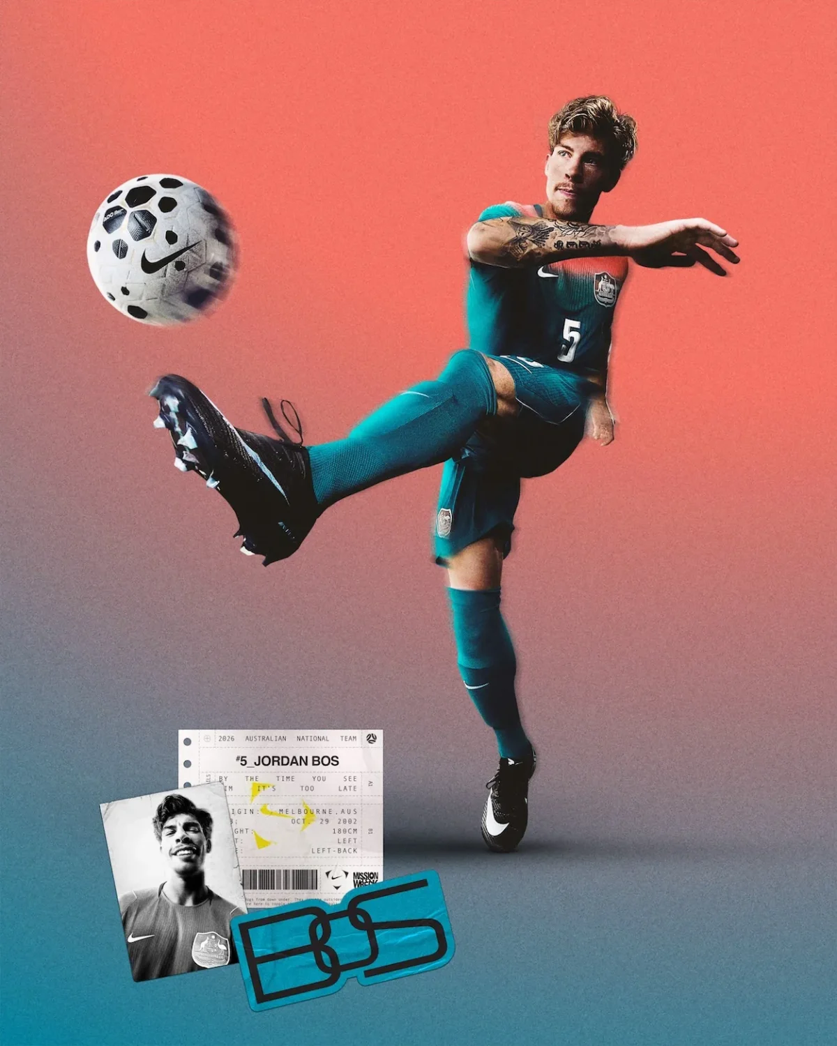 Nike Football Tenues de lequipe dAustralie Mondial 2026 5 Pour la Coupe du monde 2026, Nike habille l'équipe d'Australie avec des maillots qui mêlent nostalgie et provocation