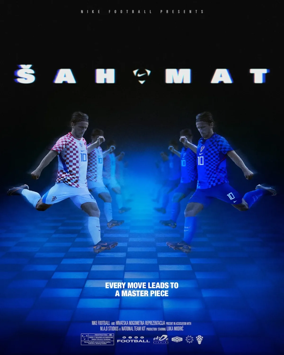 Nike Football Tenues de lequipe de Croatie Mondial 2026 1 Pour le Mondial 2026, Nike habille l'équipe de Croatie avec un hommage à un match de 1990